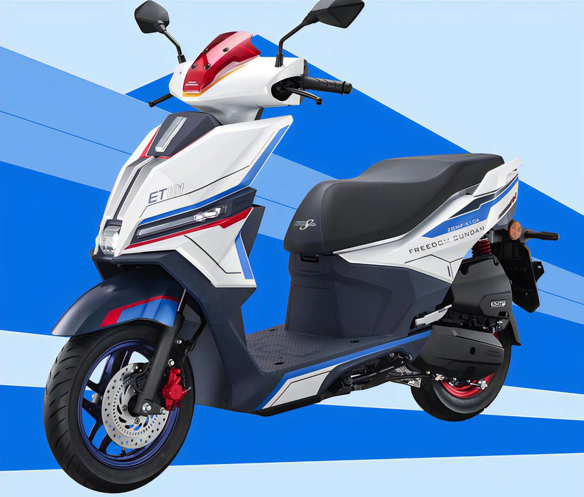 motospo_'s tweet photo. 「高达」と書いて「ガンダム」と読むのね…ホンダ「NS125FX 自由高达联名限量版」ガンダムSEEDコラボモデルが中国で爆誕！
https://t.co/2YeQK75XpJ

 造ったのはザフトではなく、中国の新大州本田ではありますが、なかなかステキな全領域型のコラボモデル！ https://t.co/tKY2RmEDab