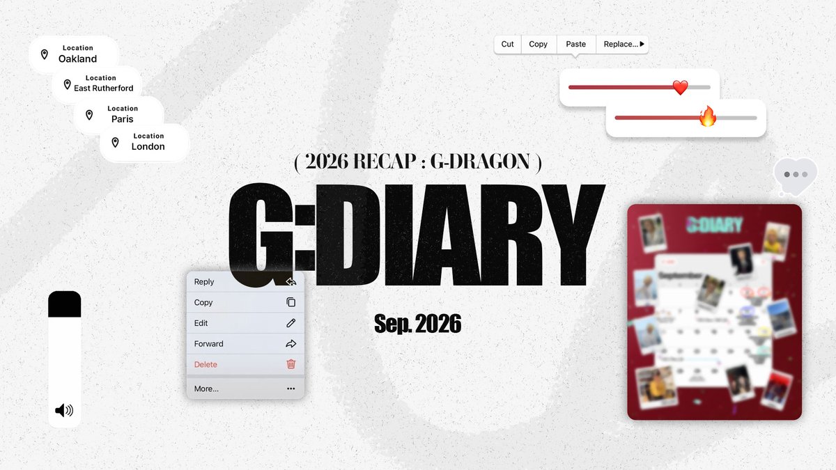 FANPLUS1DOTCOM's tweet photo. [#GDIARY]
G-DRAGON - G:DIARY September 2026

🔗 https://t.co/07XEYezHTd

#GDRAGON #GD #GDRAGON2026 https://t.co/hoiOuybRdM