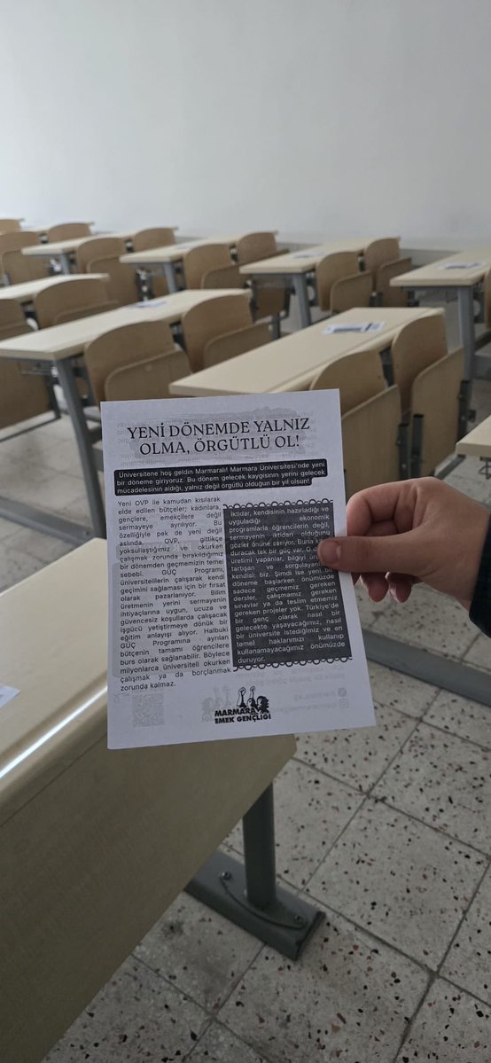 marmara_eg's tweet photo. Marmara’da yeni dönem, gelecek kaygısının yerini gelecek mücadelesinin alacağı bir dönem olsun! 
 Bütün Marmaralıları geleceğini kazanmak için Emek Gençliği’nde mücadeleye çağırıyoruz! https://t.co/JtLxOZRQrg