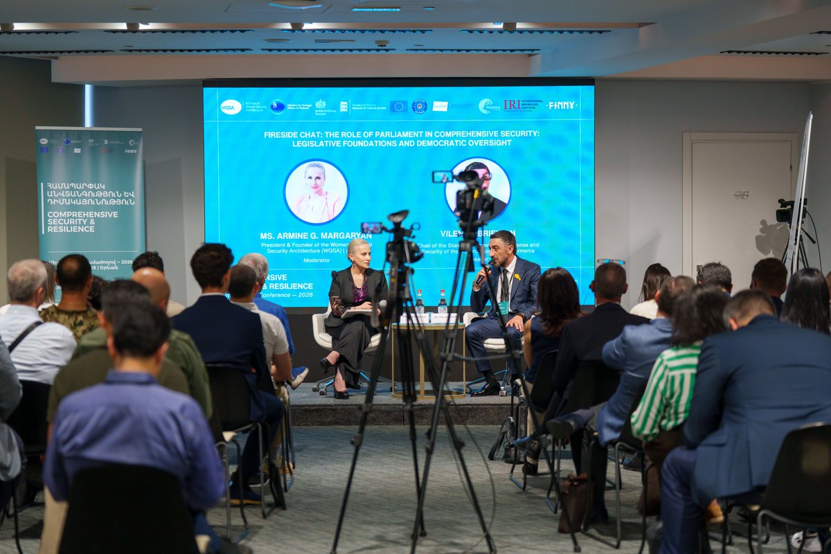 WGSA_inAction's tweet photo. "From Strategy to Action": The 3rd Annual Two-Day International Conference "Comprehensive Security &amp; Resilience — 2026" Held in #Yerevan

🔗 More: https://t.co/i8xssxK8XO

@MIAofArmenia | @MFAofArmenia | @VahanKostanyan  | @margaryan_armin | @EllenHokhikyan https://t.co/lxZHc3t75U