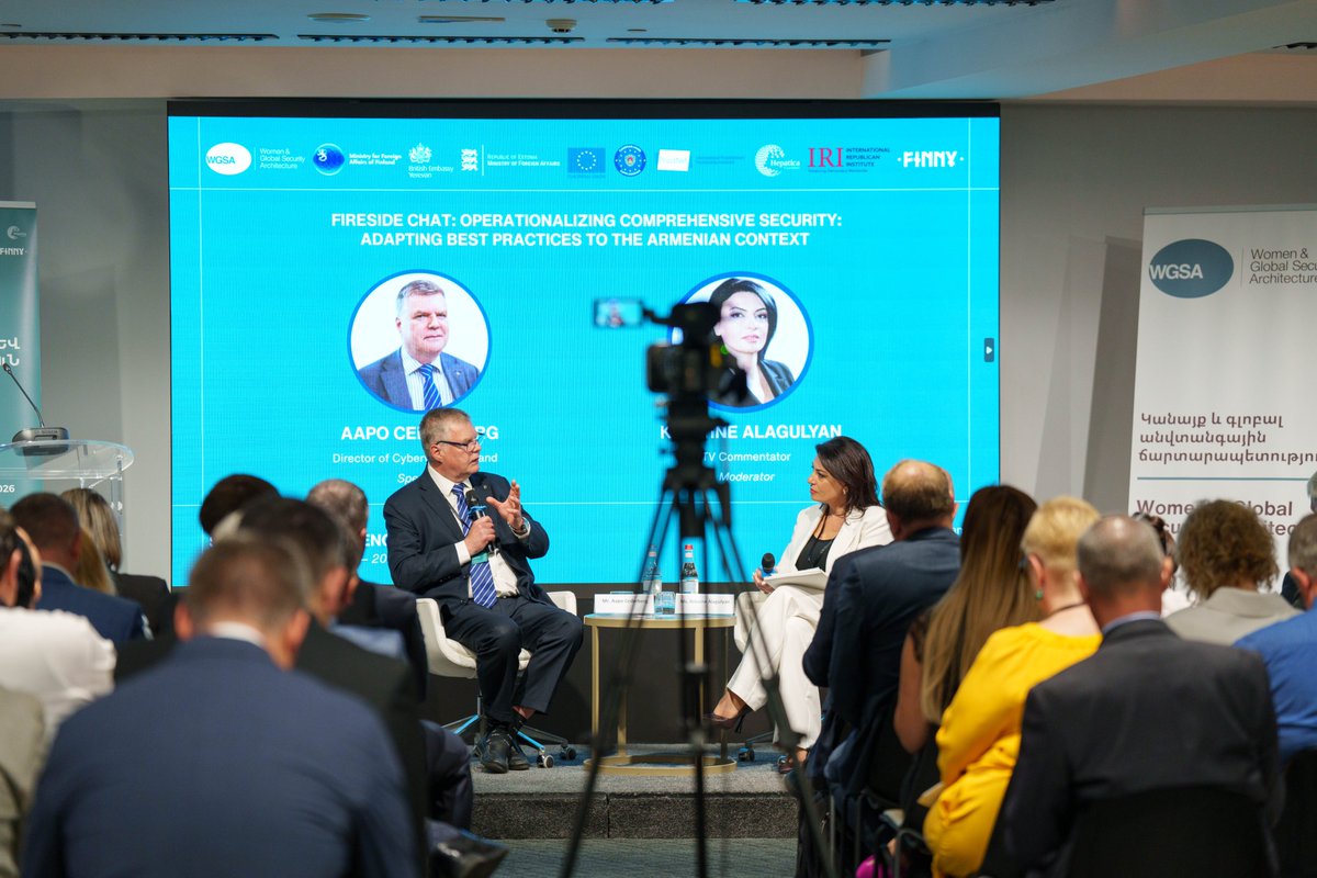 WGSA_inAction's tweet photo. "From Strategy to Action": The 3rd Annual Two-Day International Conference "Comprehensive Security &amp; Resilience — 2026" Held in #Yerevan

🔗 More: https://t.co/i8xssxK8XO

@MIAofArmenia | @MFAofArmenia | @VahanKostanyan  | @margaryan_armin | @EllenHokhikyan https://t.co/lxZHc3t75U