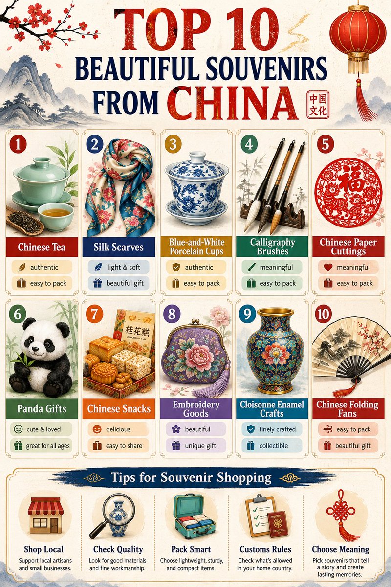 chinacurate's tweet photo. Top 10 Beautiful Souvenirs from China  Gift Ideas for Travelers.
#ChinaSouvenirs #ChineseGifts #TravelChina #VisitChina #ChinaTravel https://t.co/eLPhPKNV2x