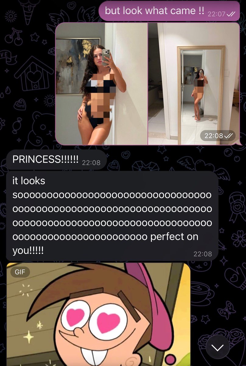 spoilsofia_'s tweet photo. my puppy had the privilege of buying me new lingerie so i blessed him with hot pics for no one else to see, then he asked to set it as his wallpaper 🫦 https://t.co/TqU12K3Zp0