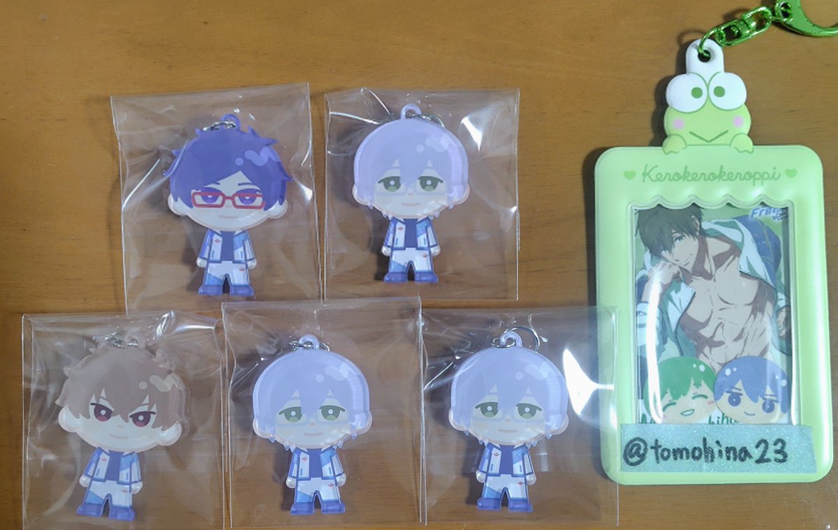tomohina23's tweet photo. 【交換・譲渡】
Free! FS ちびフレンズ・キーホルダーコレクション

【求】遙・真琴＞定価+手数料

【譲】怜・夏也・尚

郵送交換希望です。
検索よりお気軽にお声掛けください。
よろしくお願いいたします。 https://t.co/bBUrRsFdeX