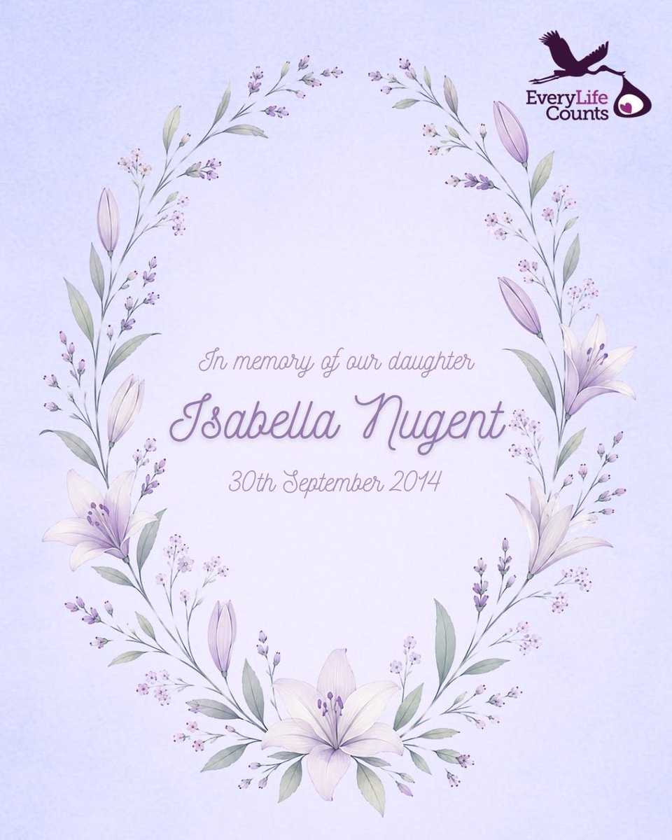 EveryLifeCount's tweet photo. We remember the brightest star Isabella Nugent whose anniversary occurs today, 30th September. Your mam, brothers and all those who love and miss you are in our thoughts and prayers today.
How your short life made such a difference to this world baby girl
Rest in peace, Isabella https://t.co/cb6UtiMtey