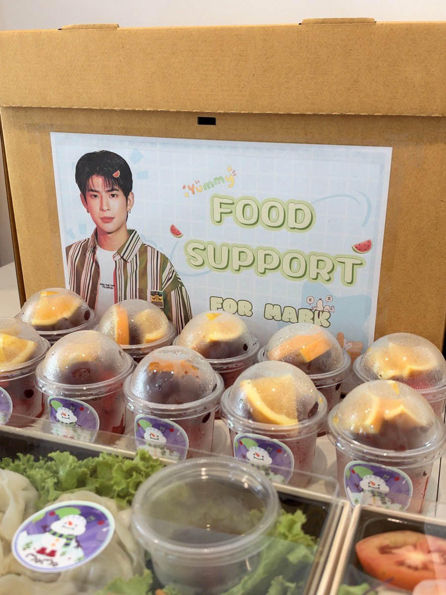 aboutmarkpakin's tweet photo. 🍱 Food Support for #RoundOneSeries 🥊✨

สำหรับมื้อเที่ยงที่ผ่านมา จัดส่งอาหารครบเซ็ตเติมพลังให้มาร์คเรียบร้อยค้าบ 🍽️

Thank you for your support @MMelon555 🙏🏻💙

#ภาคินกินอะไร
#mmarkpkk #kkramm https://t.co/e6WB9F5t8v