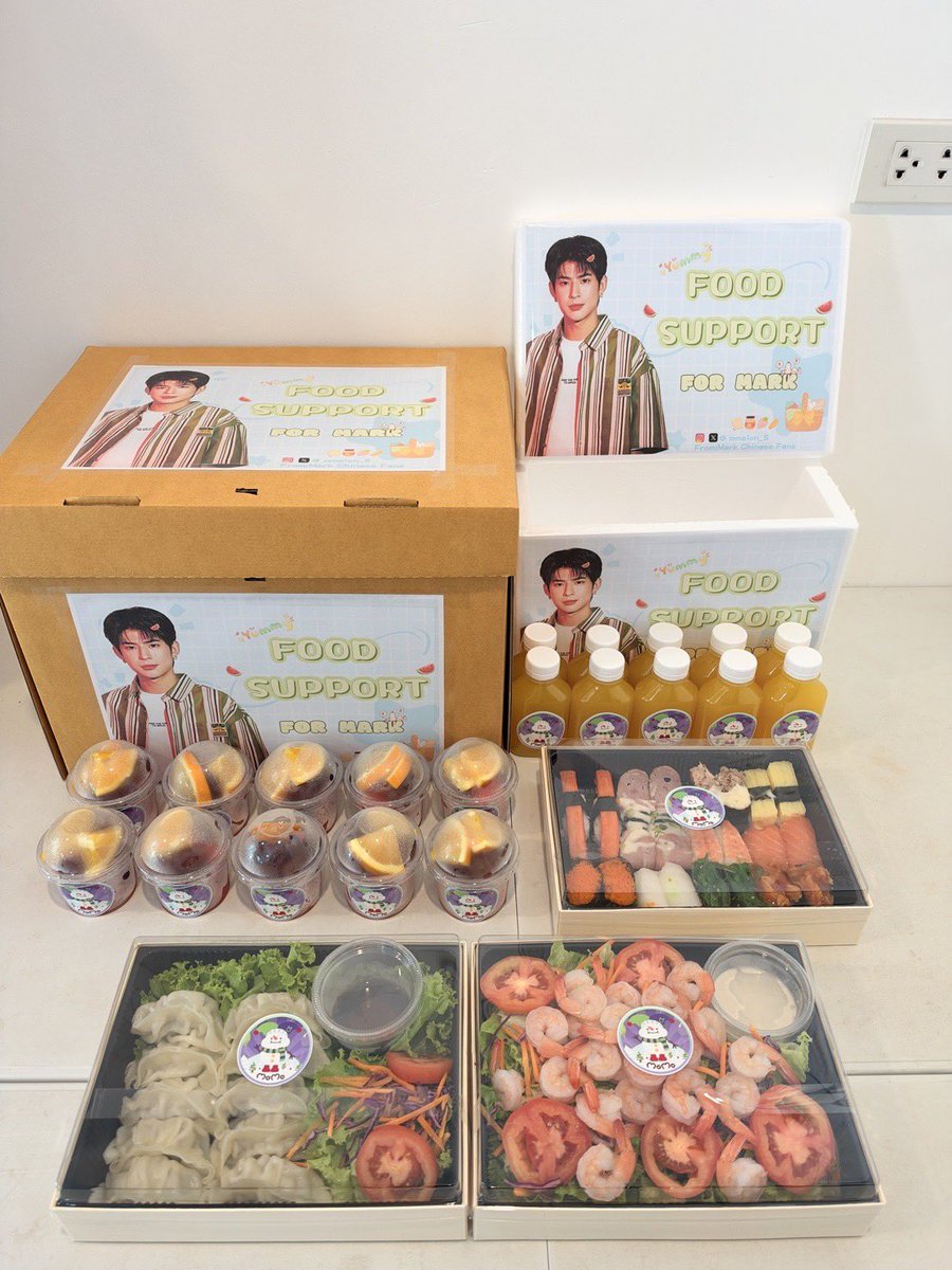aboutmarkpakin's tweet photo. 🍱 Food Support for #RoundOneSeries 🥊✨

สำหรับมื้อเที่ยงที่ผ่านมา จัดส่งอาหารครบเซ็ตเติมพลังให้มาร์คเรียบร้อยค้าบ 🍽️

Thank you for your support @MMelon555 🙏🏻💙

#ภาคินกินอะไร
#mmarkpkk #kkramm https://t.co/e6WB9F5t8v