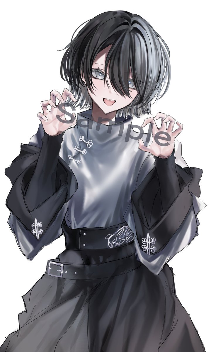 Atzrb's tweet photo. 【 無償企画 】

気分転換＆実績・サンプルを増やしたいため、
描かせていただける方をゆるく募集します。

かわいい・かっこいいイラスト描きます✦
簡易イラストでも大丈夫な方のみお願いします。

※構図・ポーズ・背景などの細かい指定はできません

✦ 人数：たくさん
気が向いた時に描かせていただきます

✦ 活動者の方優先

✦ お渡し方��：DM

✦ 応募方法：フォロー＆リポスト
＋このポストにキャラ画像をリプ

納期は設けていません。
のんびり待っていただける方のみお願いします。

素敵なキャラクターお待ちしております🖤
#無償企画　#無償依頼