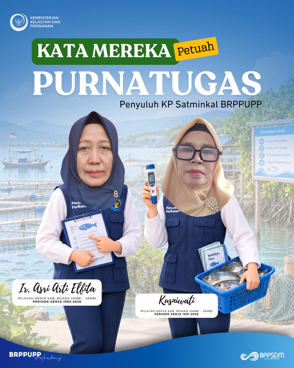 bpkp_palembang's tweet photo. 🎣 Purna tugas bukan akhir dari pengabdian.

Ada ilmu yang diwariskan, ada pengalaman yang dibagikan, dan ada jejak kebaikan yang akan terus dikenang. ✨ https://t.co/sttcxRxlqD