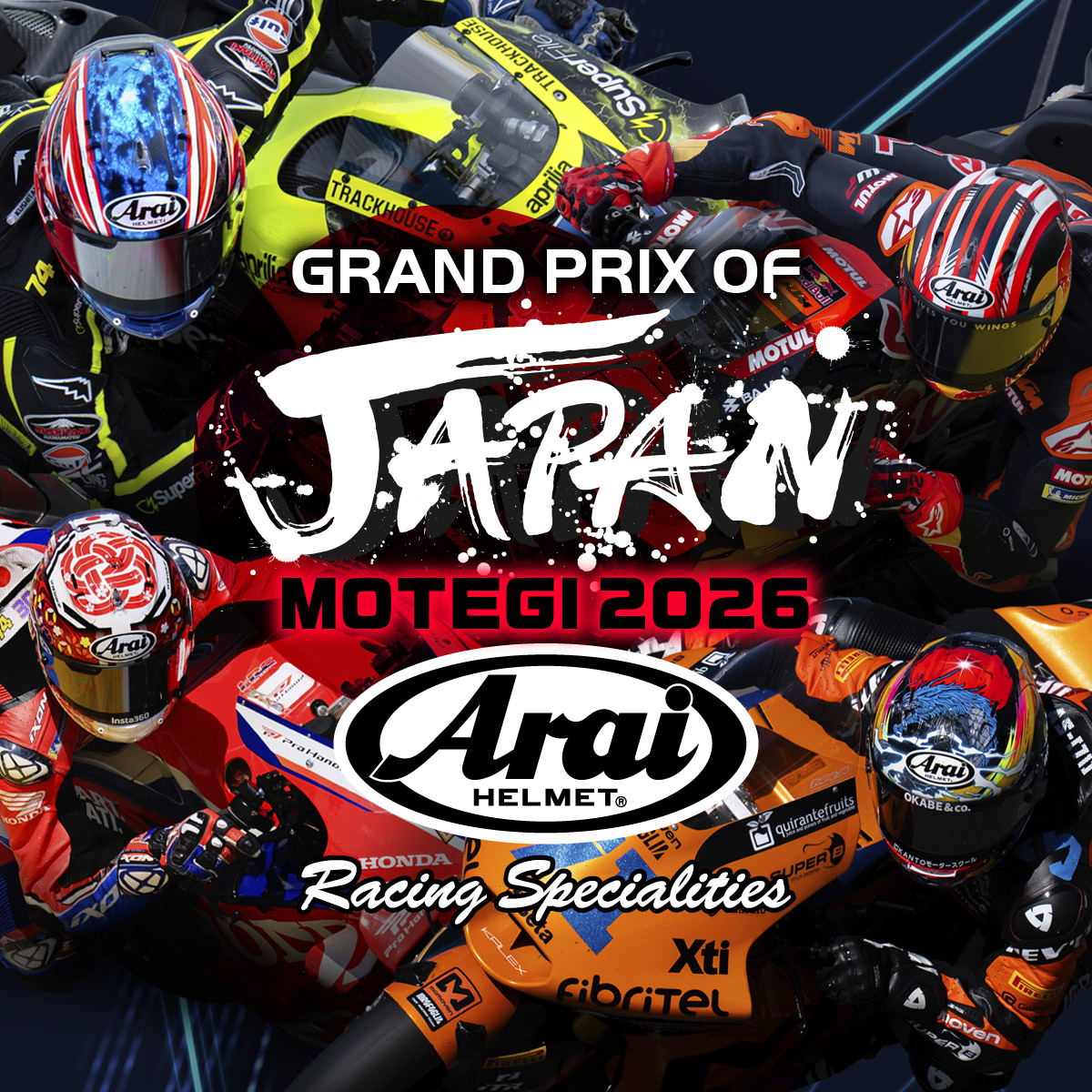 araihelmetjapan's tweet photo. 📣サイン会情報📣

10月4日(日)もてぎアライブースにて #サイン会 にご参加くださる方々が決定✨

レジェンドライダー🏍️鈴鹿8耐🏁全日本で活躍中のトップライダー等々...👀🔥
またとないこのチャンス‼️

応募要項を満たした方の中から計35組70名様をご招待✨

参加募集要項は明日の投稿をチェック✅ https://t.co/2KT2cfMOVS