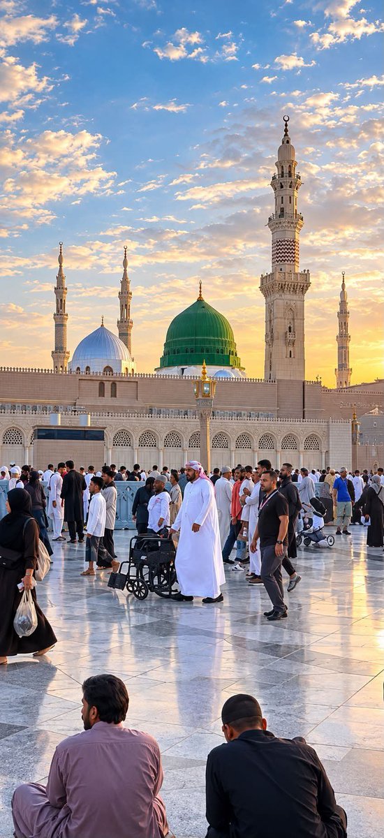 AYESHA_KHR_2's tweet photo. Madinah city view 🕌
A rare astronomical event 
Tomorrow (Friday) At 6:09 AM, Jupiter will align directly 
Above the holy madinah and you can see it with the naked eye. 🍁 https://t.co/250GslvkjJ