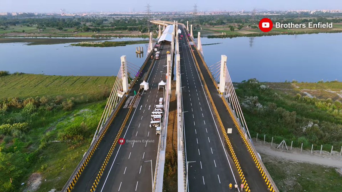 BrothersEnfield's tweet photo. East Delhi 🤝 South Delhi.Union Home Minister Shri @AmitShah &amp; CM @RekhaGupta inaugurate the Barapullah Phase III Corridor on 29 September! Say goodbye to traffic jams and hello to signal-free commutes. 🚗💨   #BarapullahPhase3 #BrothersEnfield #AmitShah #RekhaGupta #Development https://t.co/ahhcnOai8q