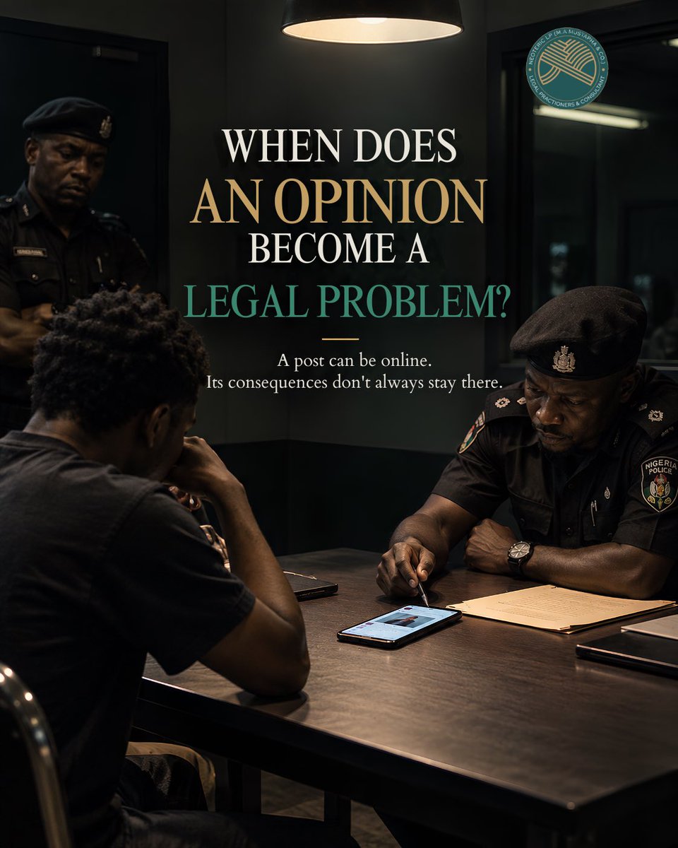 Neoteric_LP's tweet photo. Not everything you say online is automatically protected as “just an opinion.”

Depending on what is said, how it is presented, and who it concerns, a post can raise legal issues.

#socialmedia 
#legal 
#legalinformation https://t.co/zoUA7Q6NkF