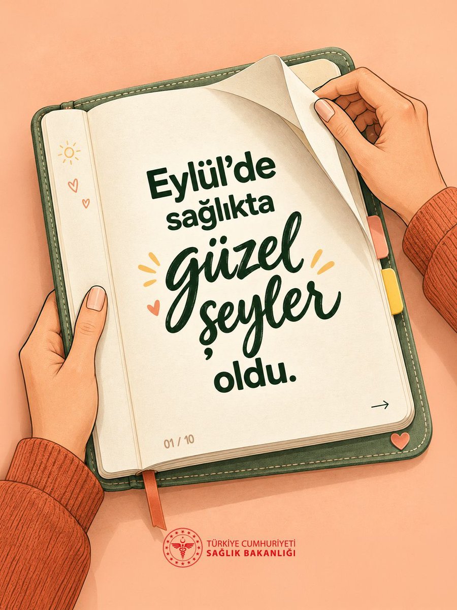 saglikbakanligi's tweet photo. Eylül ayında sağlıkta güzel şeyler oldu 💚

Ay boyunca öne çıkan güzel haberleri ve hayata geçen projeleri sizler için derledik.

Sizin en çok hoşunuza giden haber hangisi oldu❓ https://t.co/mRY4YbpPw3