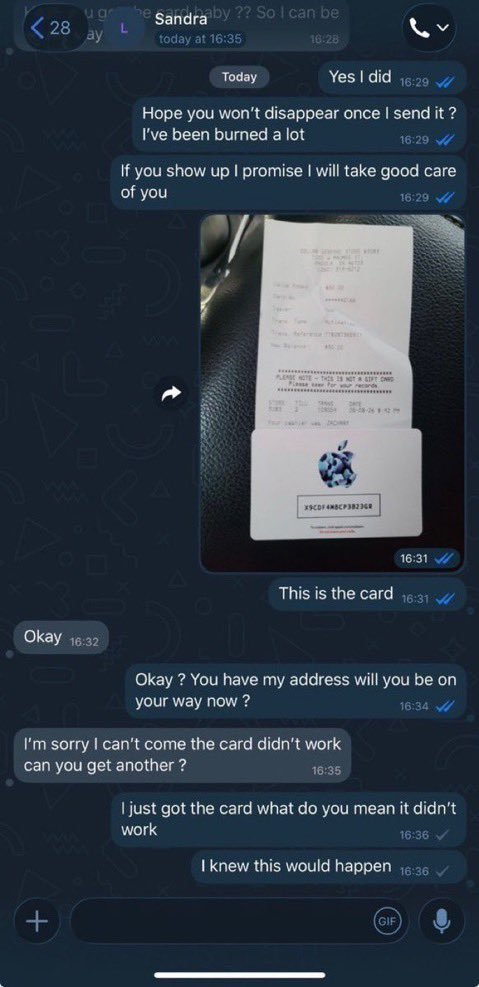 TinnaPnt84's tweet photo. I got Scammed again is there anyone real here???
I got $500 https://t.co/I2WN6zr6BB