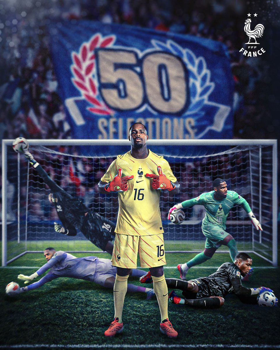 SempreMilanCom's tweet photo. 🇫🇷 Congratulations to Mike Maignan on reaching 50 caps with France! 👏 https://t.co/UVbkIZ0zkw