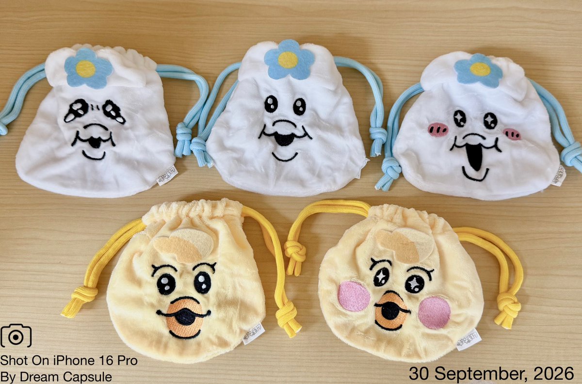 dreamcapsuleCEO's tweet photo. 🌟新入荷ガチャ商品プレゼントCP🌟

ふわふわでキュートな巾着が登場🤍💛
「んぽちゃむ おかおの巾着ポーチ」

フォロー&amp;RP(RT)していただいた方の中から抽選で2名様に全5種セットをプレゼント🎁

ドリカプへの入荷日とキャンペーン詳細は↓

#ドリームカプセル #ガチャ専門店 https://t.co/oW2TXlM376