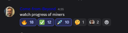 QubicChurch's tweet photo. The mining marathon kicks off TODAY!

Why does it matter:
1. Anna Aigarth
2. BPP9000
3. 0.01

If even one of these points catches your eye, then fire up your miner for a week.

Some of us rent hashpower on Clore - I'll drop the link in the description.

START YOUR RIG!!!

#QUBIC