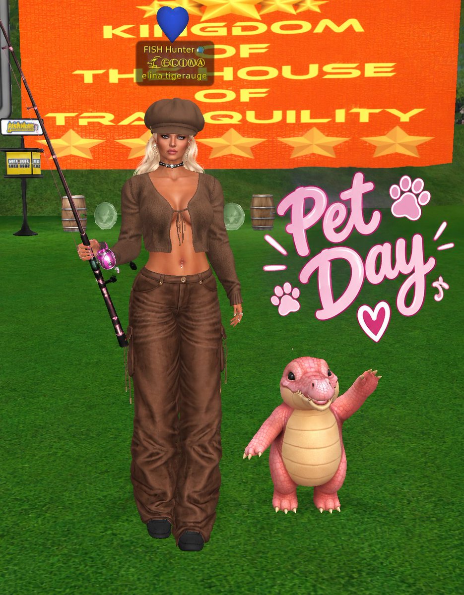 ETigerauge's tweet photo. Hello everyone, Wednesday is Pet Reward day, I'm out fishing with my crocodile buddy again.
We are enjoying the peace and nature.
#SecondLife #FishHunt #society #virtualworld #LGH
https://t.co/D5OKh4RD5P https://t.co/G2MFiCSJUF
