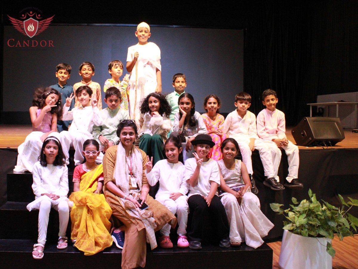Candorschool's tweet photo. What makes a person truly powerful?
Grade 3 explored this through a lively Gandhi Jayanti assembly, bringing alive the values of truth, courage, peace, non-violence and unity. 🌿
#GandhiJayanti #MahatmaGandhi #ValuesInAction #CandorInternationalSchool #SchoolAssembly https://t.co/38IaWCg1FP