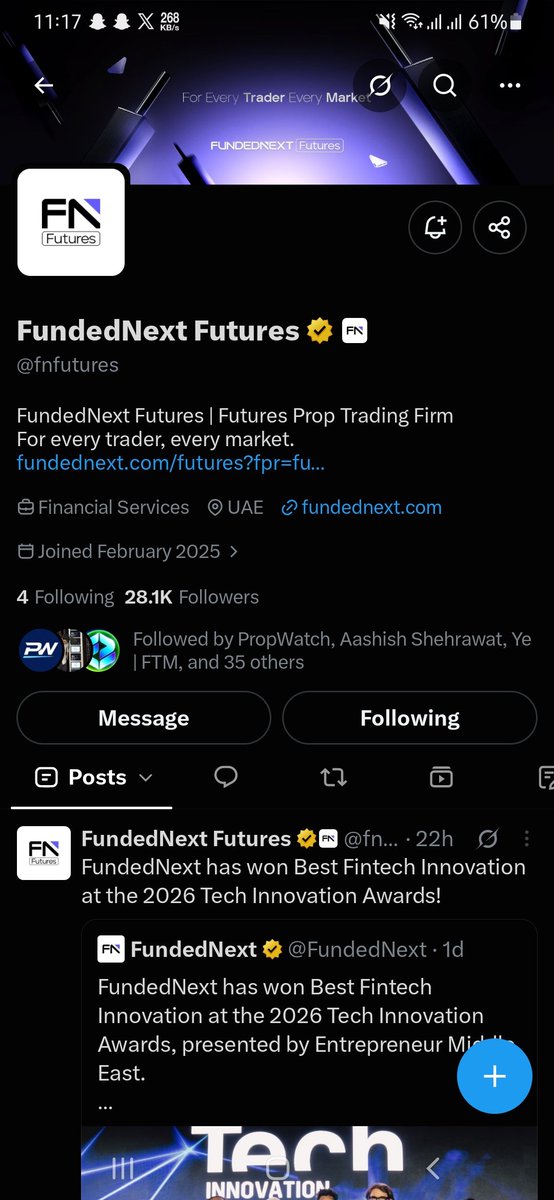 Hananjml's tweet photo. @jmutrades @fnfutures @PickAPropFirm @FundedNext @jnasritrades @kalkf @salahjn_
Flex is built for traders who trade smart, not big. Flexible evaluation, sensible drawdown rules, and payouts you can actually trust. This isn't a lottery ticket  it's a launchpad https://t.co/3NhBwDVsX1
