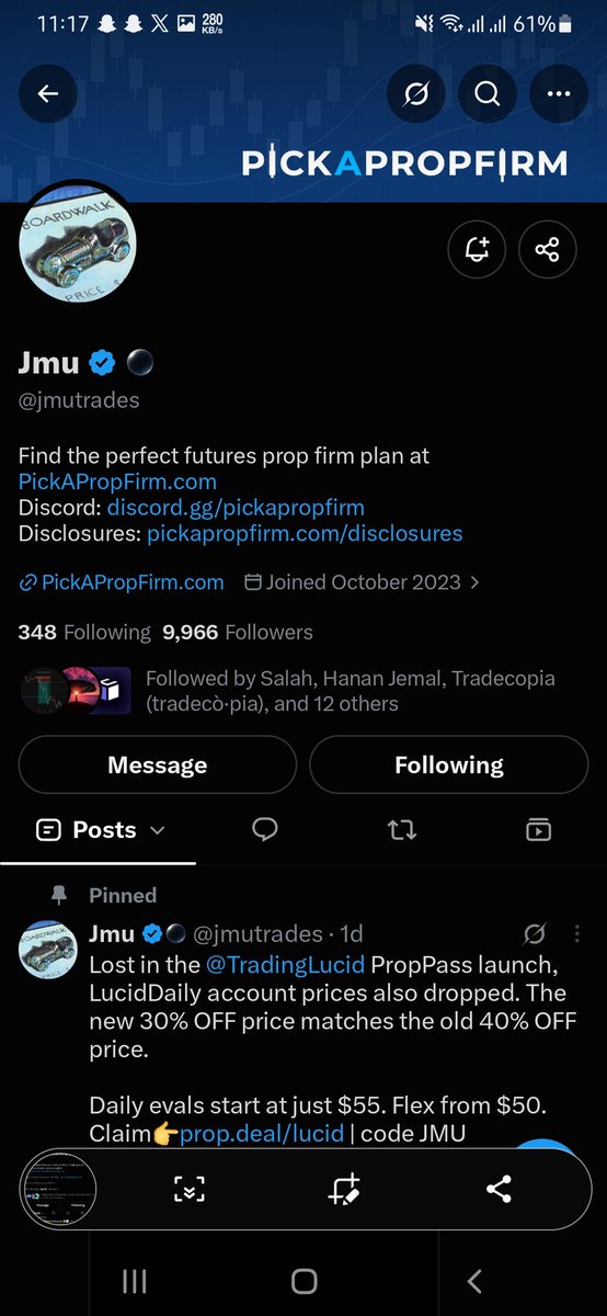 Hananjml's tweet photo. @jmutrades @fnfutures @PickAPropFirm @FundedNext @jnasritrades @kalkf @salahjn_
Flex is built for traders who trade smart, not big. Flexible evaluation, sensible drawdown rules, and payouts you can actually trust. This isn't a lottery ticket  it's a launchpad https://t.co/3NhBwDVsX1
