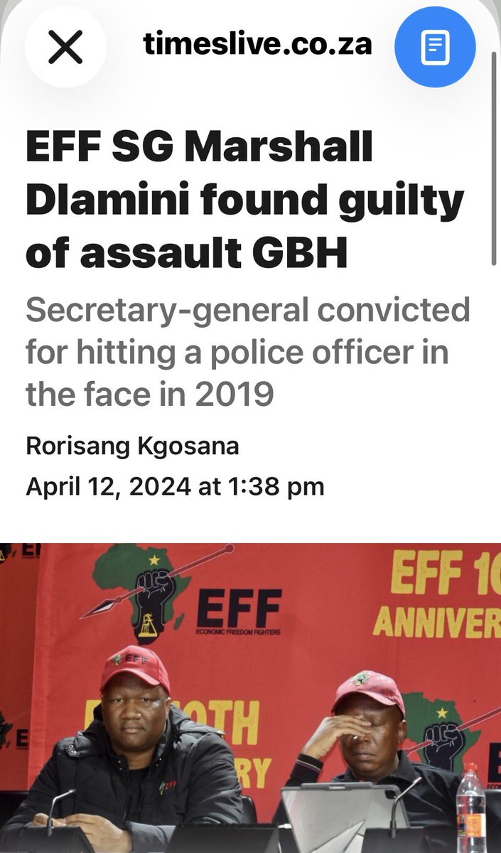 TumishoMasha's tweet photo. You know you’re in good company and you’ve hit a nerve when EFF minions post lies about you. They lied about Dineo Mokwele, Gen. Masemola, Gen. Khumalo, Gen. Mkhwanazi as well. But as we prepare to vote let’s remember these real headlines. https://t.co/u16cdJSRWE