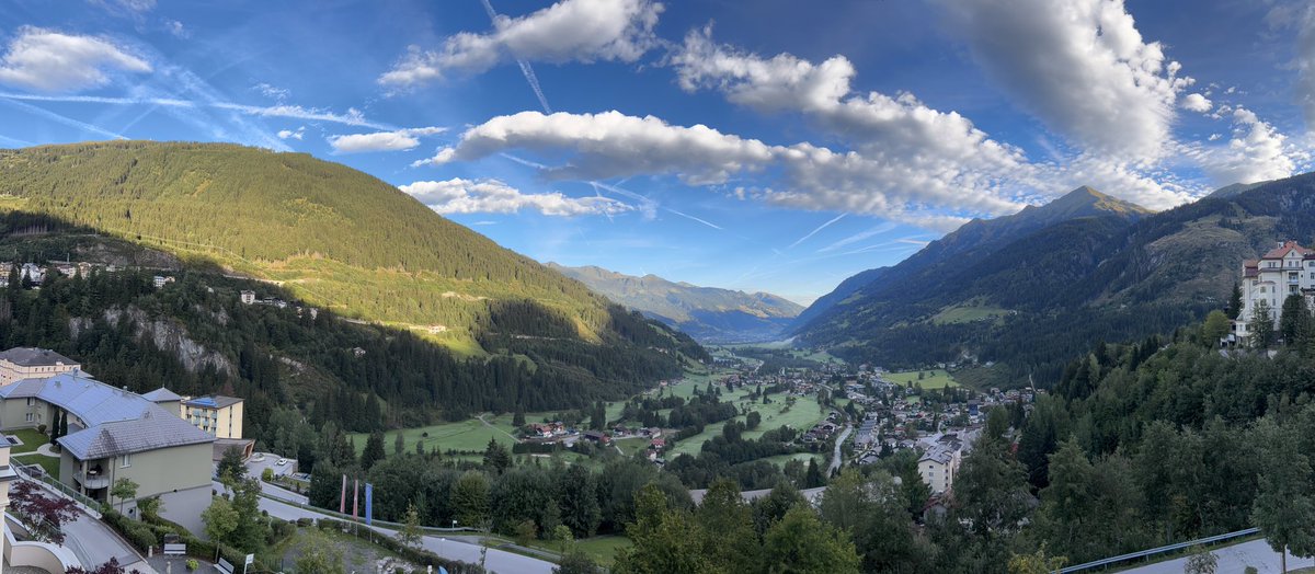 marymuc's tweet photo. @DailyPicTheme2 Beautiful Valley of Gastein in Austria. #pano from the balcony #dailypicturetheme https://t.co/fja35pqbGQ