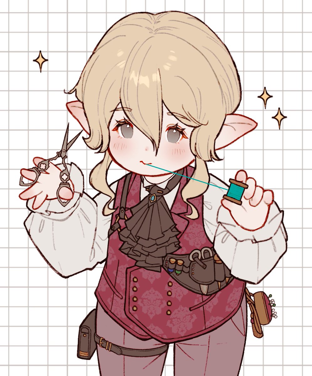 nia_mindy's tweet photo. ✂🪡🧵
#FF14イラスト #FF14art https://t.co/EiTrtuV91K