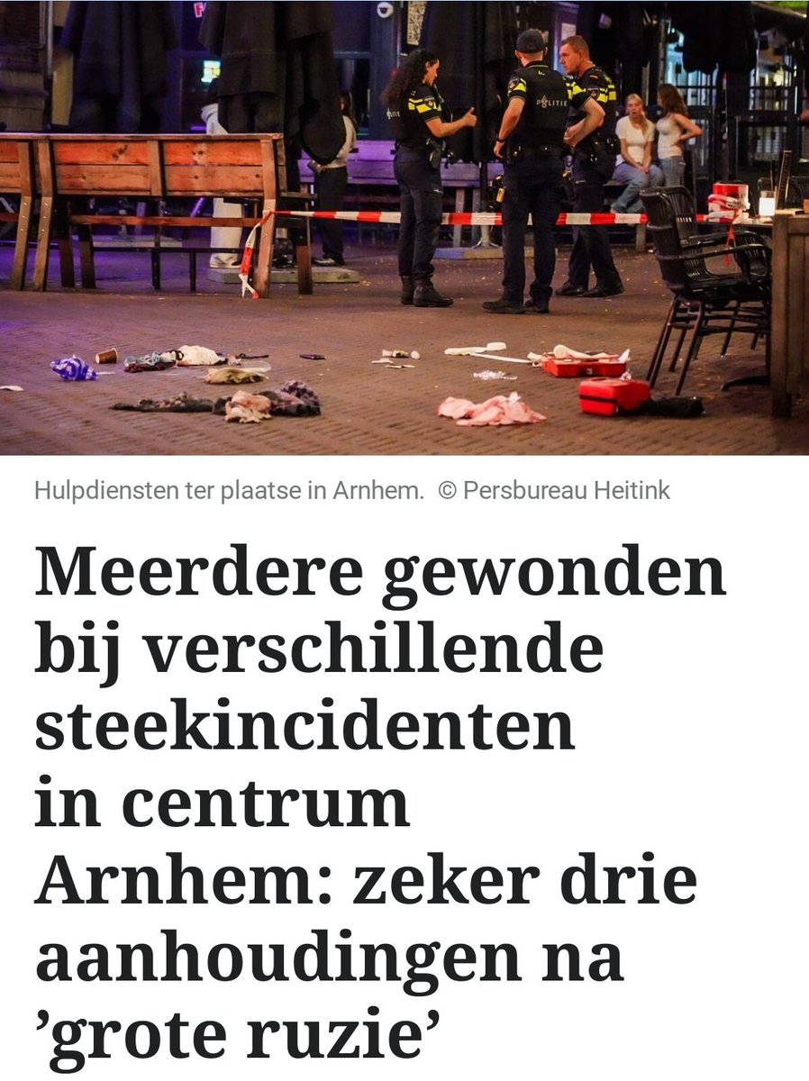 Meerdere gewonden bij steekincident in het centrum van Arnhem