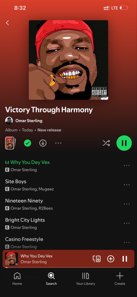 oddreef's tweet photo. 🚨 Omar Sterling finally uploads VTH on Spotify https://t.co/geBkxqjiBX