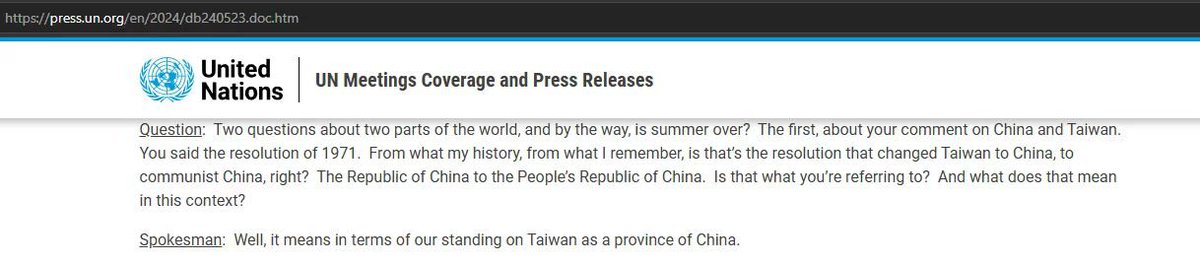 xiansino's tweet photo. @pirooooon3 国联「台湾是中国一省」 https://t.co/ygjFzkDtm5