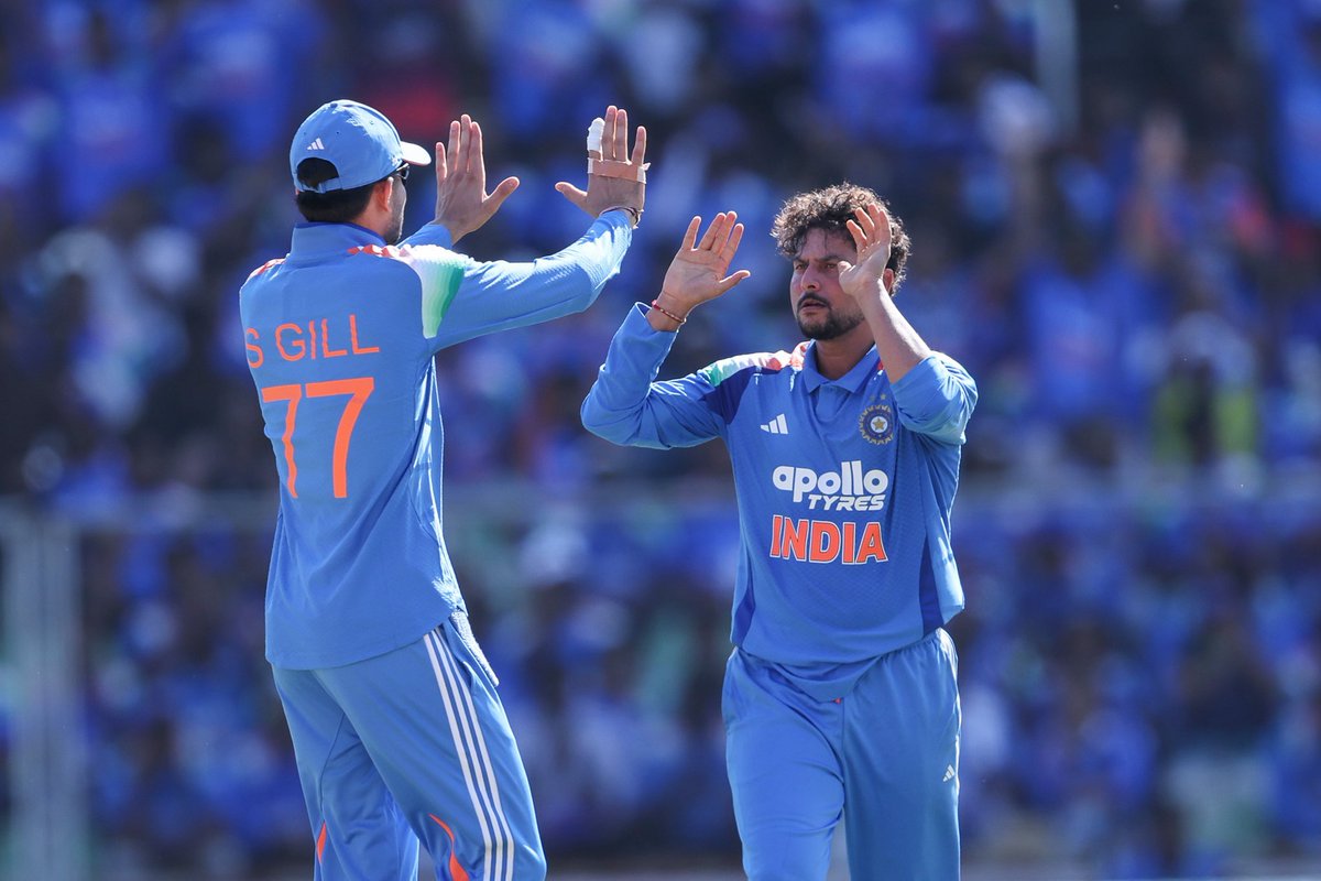 CricCrazyJohns's tweet photo. 🚨 KULDEEP YADAV - HIGHEST RANKED INDIAN ODI BOWLER 😍

- He moves to Number 5 in ICC ODI bowlers ranking, The main man of Indian spin bowling. https://t.co/rfsSfcXBea