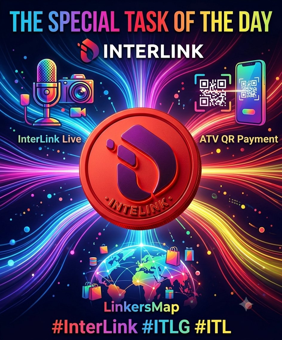 NtpVinaykumar's tweet photo. Kickstart your digital revolution with InterLink! 🚀💙
Your all-in-one ecosystem to Create • Earn • Pay • Spend.
A global journey toward a brighter, stronger future. 
#Interlink #ITLG #ITL @reina_itl @kv_interlink @paseli51572 https://t.co/UzcbZ9tmTU