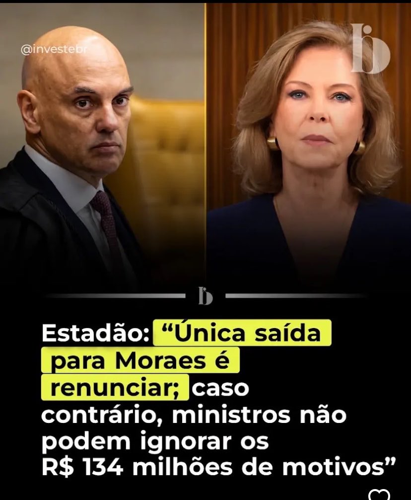 MayzaAiala's tweet photo. Renúncia não é justiça. Esse senhor tem q sofrer impeachment, ser preso e ter os bens confiscados . Ahh tem algumas mortes de presos do 08/01, ele precisa responder por todos elas. Cadeia para o Xandão https://t.co/rirbsr27p0