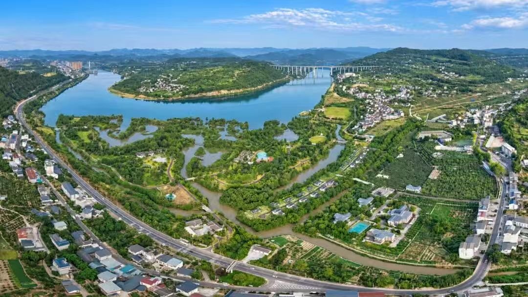JunJunxigua's tweet photo. Cangxi landscape in September. https://t.co/EtdXXN62P6
