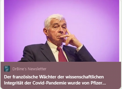 SvenHarken's tweet photo. Der französische Wächter der wissenschaftlichen Integrität der Covid-Pandemie wurde von Pfizer bezahlt und hat das “vergessen” anzugeben, by @Sabisteb https://t.co/rIlqjwFK3i https://t.co/bmtDL9MJPM