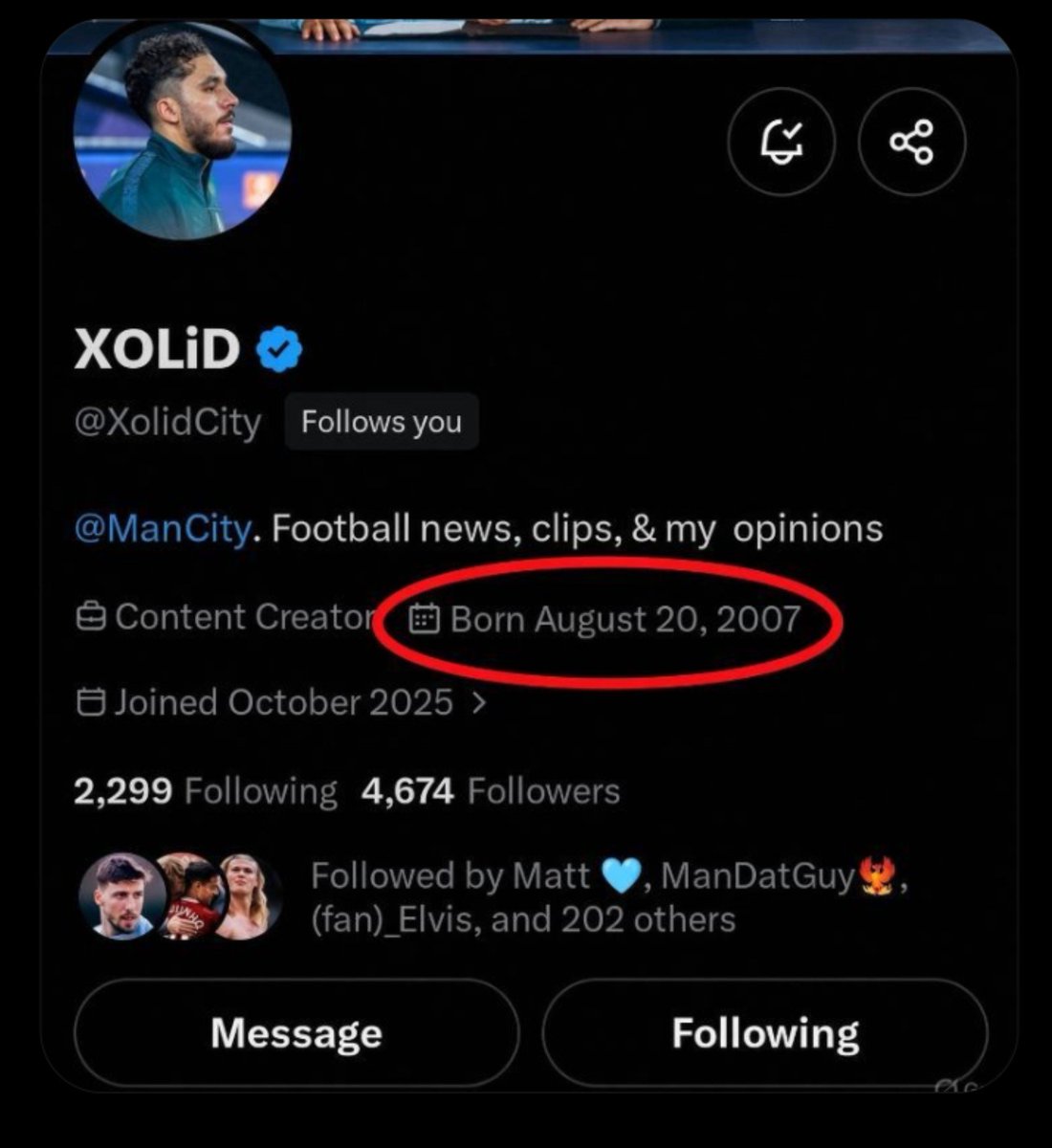 chefdoo195's tweet photo. Guys this MF was born in 2007😭😭 https://t.co/o6Q4u8h9Q3