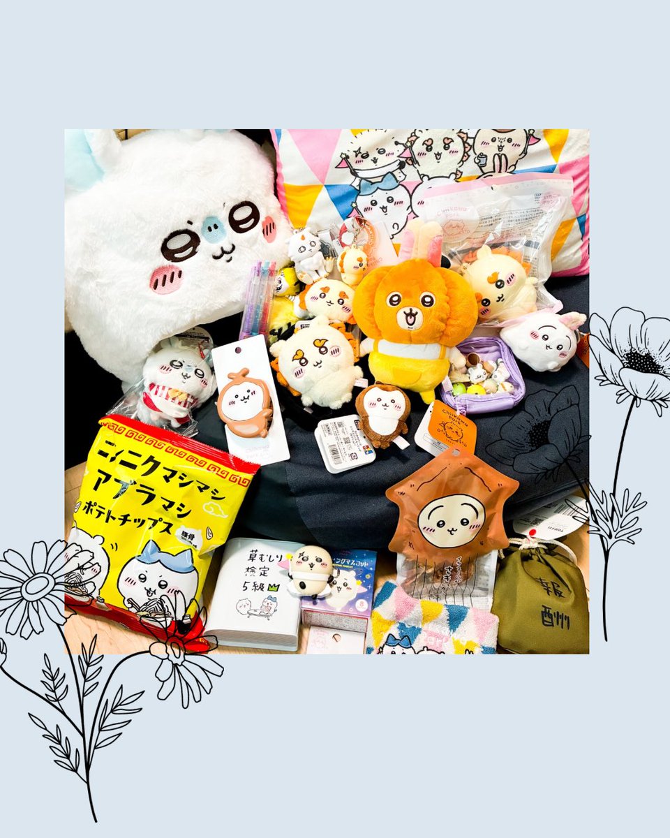 suzu_kakeudon's tweet photo. 全部じゃないけどお買い物のきろく。すぐバッグにつけちゃったり、お土産として渡しちゃったのもあるけど、写ってないのにも可愛いの色々ある！ぜんぶかわいい。ミートボールころがしチャレンジうまくいったのうれしかった！ https://t.co/ilhY5aWWJ4