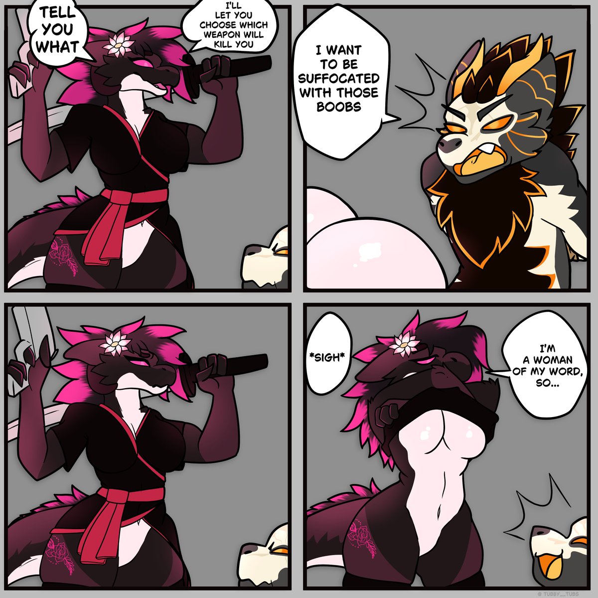 Tubby__Tubs's tweet photo. haha tibbies
comm for @verdamace https://t.co/WFLUBgLakE