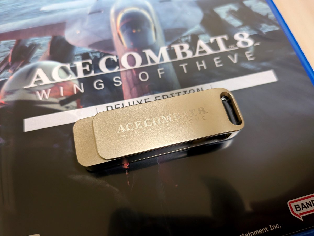 nononosan4's tweet photo. エスコン8のゲーム内楽曲入りUSB、
ドックタグ風なのかっこいい！ https://t.co/kcj1TzwXbl