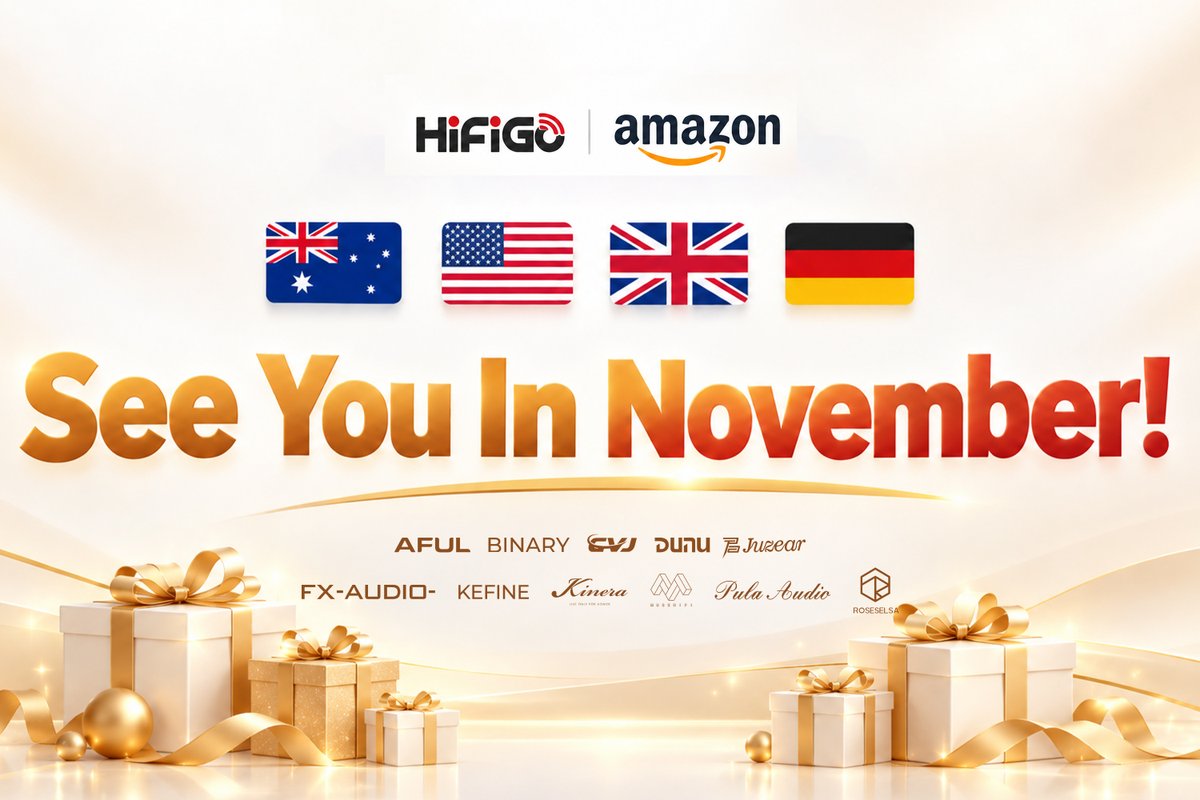 HiFiGoAudio's tweet photo. 🇦🇺🇺🇸🇬🇧🇩🇪Amazon Prime Day has come to an end!🎉
❤️Thank you for your amazing support and for joining our HiFi journey.
🎧We hope you found your perfect audio gear at a great price.
✨ More exciting deals and new releases are coming soon~ Stay tuned!
#HiFiGO #AmazonPrimeDay #PrimeDayDeals #HiFi #Audiophile #IEM #HeadFi #AudioGear