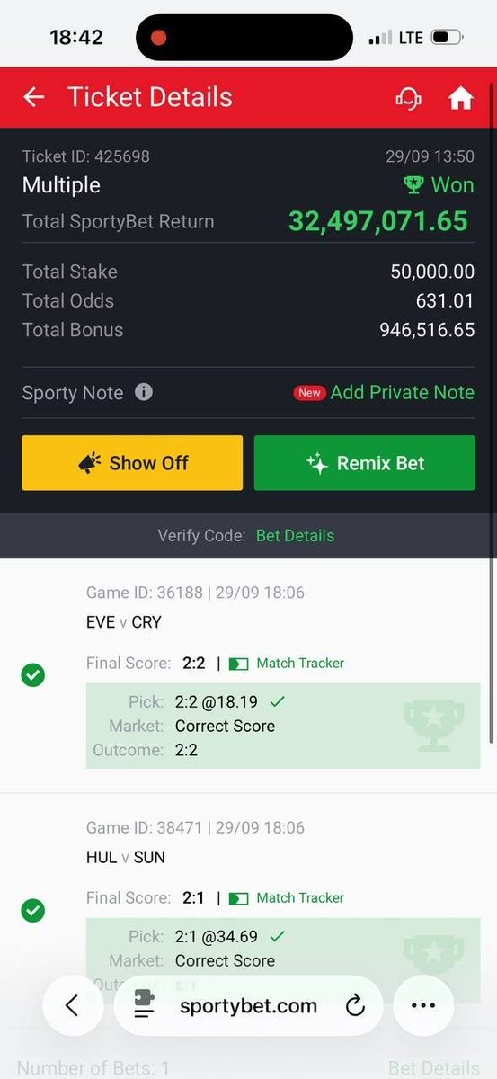 Sureoddtips tweet picture