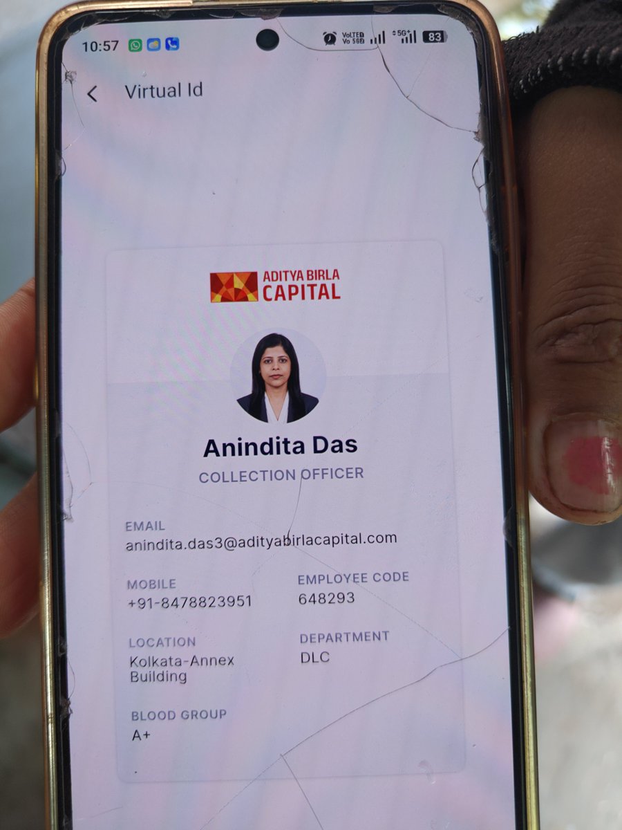 Dashbold1991's tweet photo. @RBI @abcapital I have loan account ending w/ xx5908 and due to business loss, im unable to repay same has been emailed to @abcapital still their recovery agent is keep on harassing, defaming w/ back to back visits. Kindly stop this
#adityabirla @AdityaBirlaGrp https://t.co/7kx1Tjnhy1