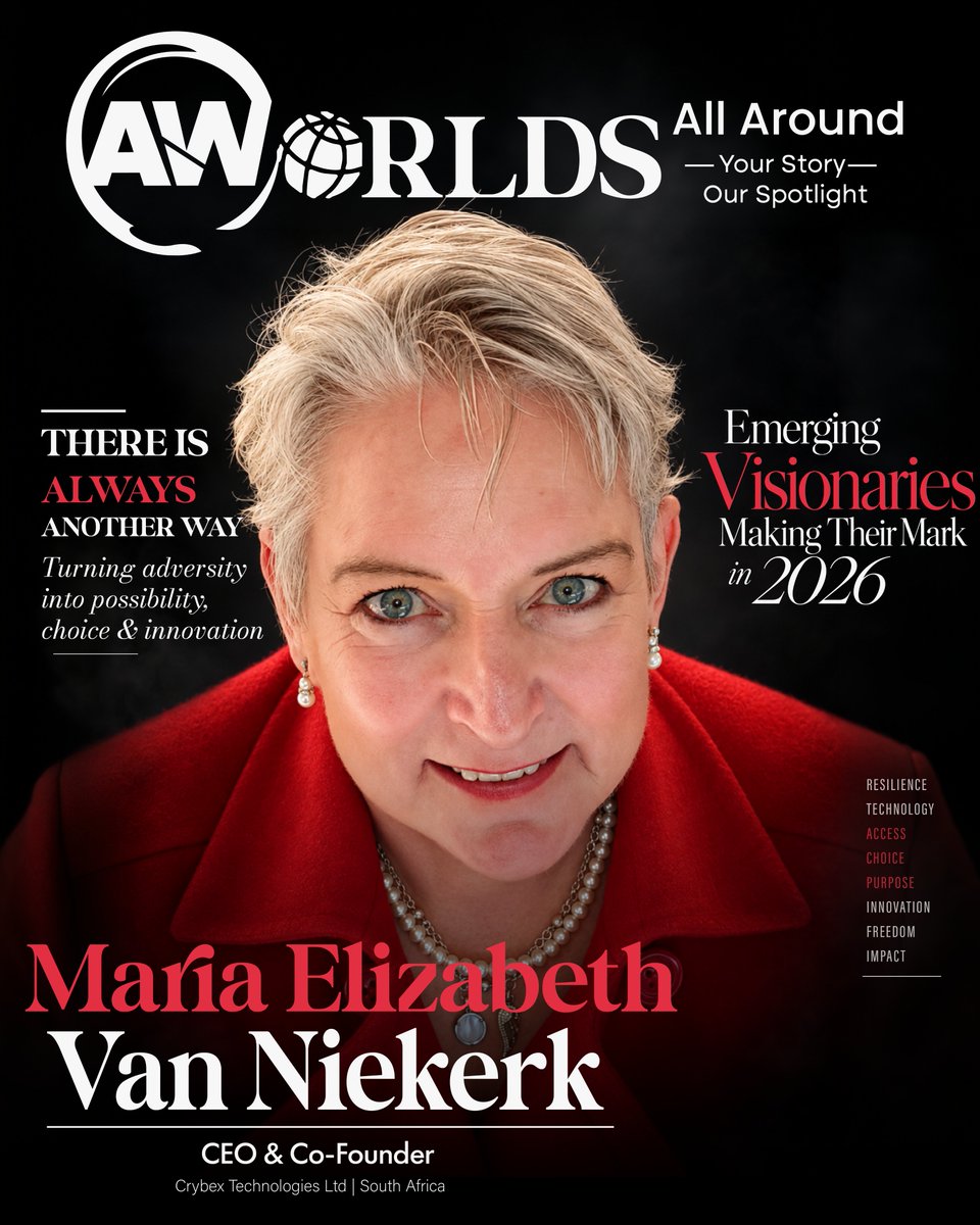 all_aroundworld's tweet photo. Maria Elizabeth Van Niekerk - Emerging Visionaries Making Their Mark in 2026
📷 Read the full feature:
https://t.co/Jhe72K1WLe
#AllAroundWorlds #EmergingVisionaries #MariaElizabethVanNiekerk #CrybexTechnologies #Technology #ArtificialIntelligence #Entrepreneurship #Leadership https://t.co/6eeRr37Oqs