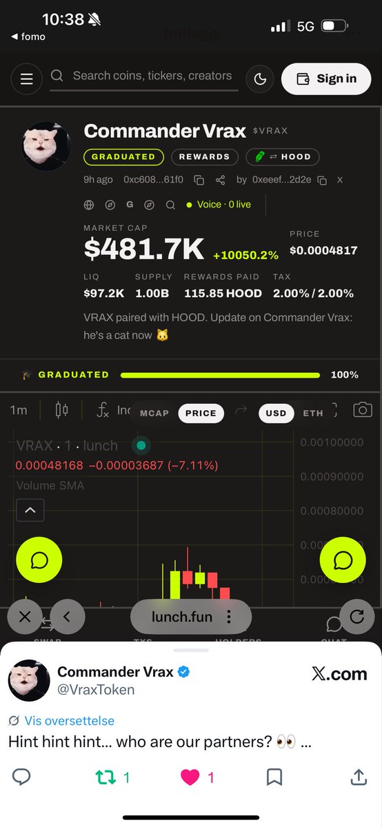 YouareForyou's tweet photo. @VraxToken 🤔 https://t.co/VI5UPa8Ezq