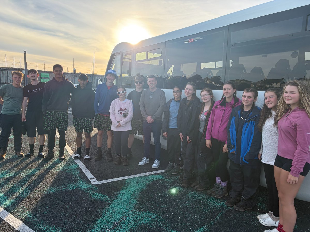 ColtnessHS's tweet photo. Great to meet these wonderful young people off the Arran to Troon Ferry on Mon night after they'd successfully completed their Gold @DofE Well done all involved in a horrendous weekend weather wise! Thanks to CLD for completing their journey we started 2yrs ago. @nlcpeople https://t.co/TOMG9Kur0U
