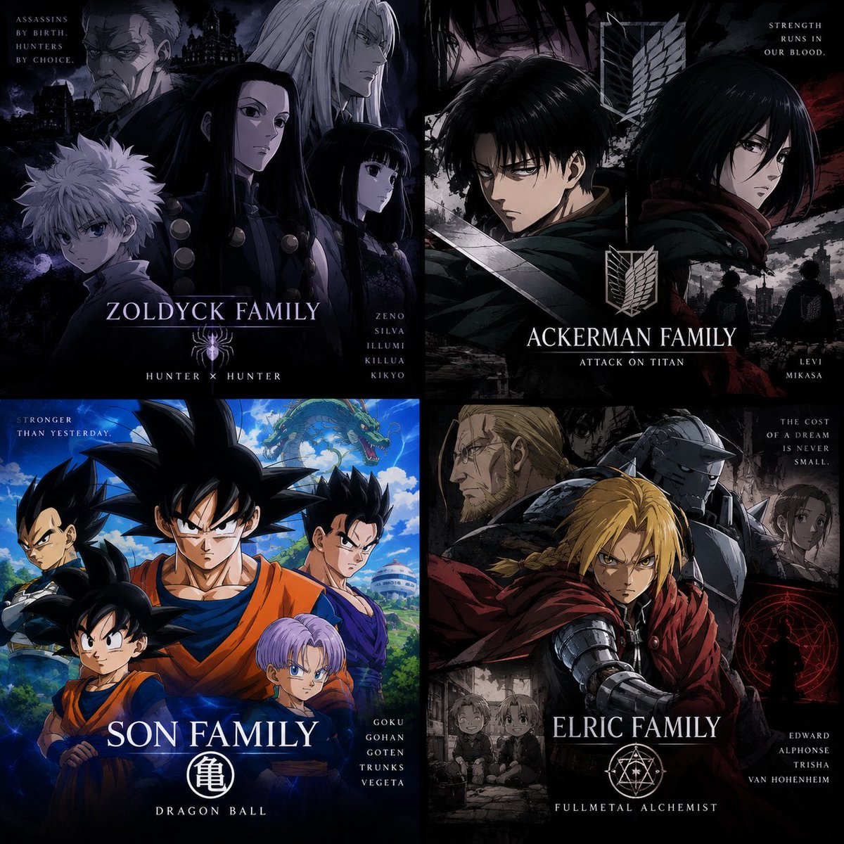 anid0m's tweet photo. Anime makes the word "family/bloodline" tuff as hell https://t.co/CnfTEAsdAE