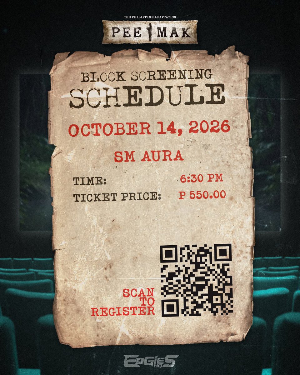 edgieshq's tweet photo. 👀 IF YOU’RE SEEING THIS, THIS IS YOUR SIGN, EDGIES!

Kung di pa rin kayo naka-register, BAKIT HINDI?! 🫣

Don’t miss your chance to watch #PEEMAKPH with us! &amp;

📲 Scan the QR codes to register!

Tara na, EdGies! See you at the cinemas! 🍿🎬❤️

#GianBernardino #EdGiesHQ https://t.co/zQZ2QMbeu0