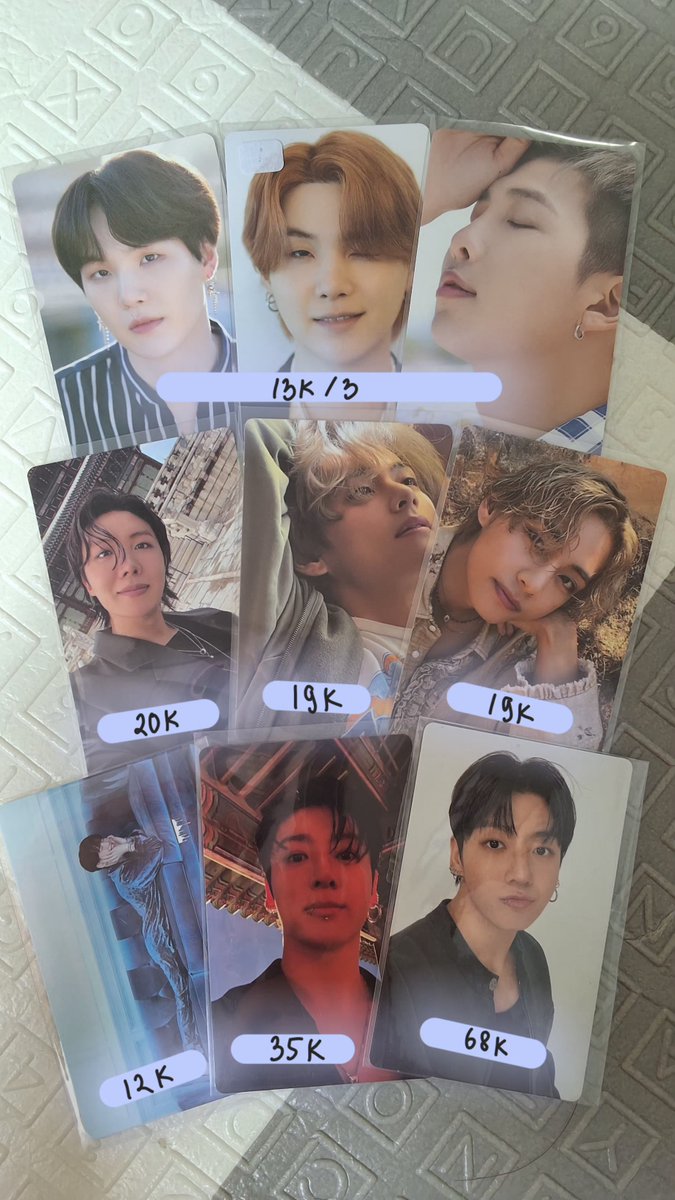 Vaniasattu's tweet photo. Help RT

Want To Sale‼️
PC Bangtan
Ready kamar
Pack (+5k)
Bisa co 99 dan gratong

Bts rm namjoon suga yoongi v taehyung jk jungkook jhope dicon arirang rik pob layover https://t.co/1EV0phbUkJ